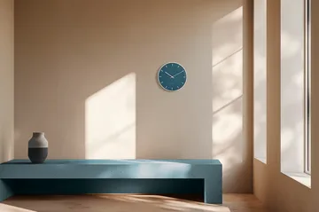 Arne Jacobsen City Hall klokke - Blå, Ø29 cm - Arne Jacobsen Clocks