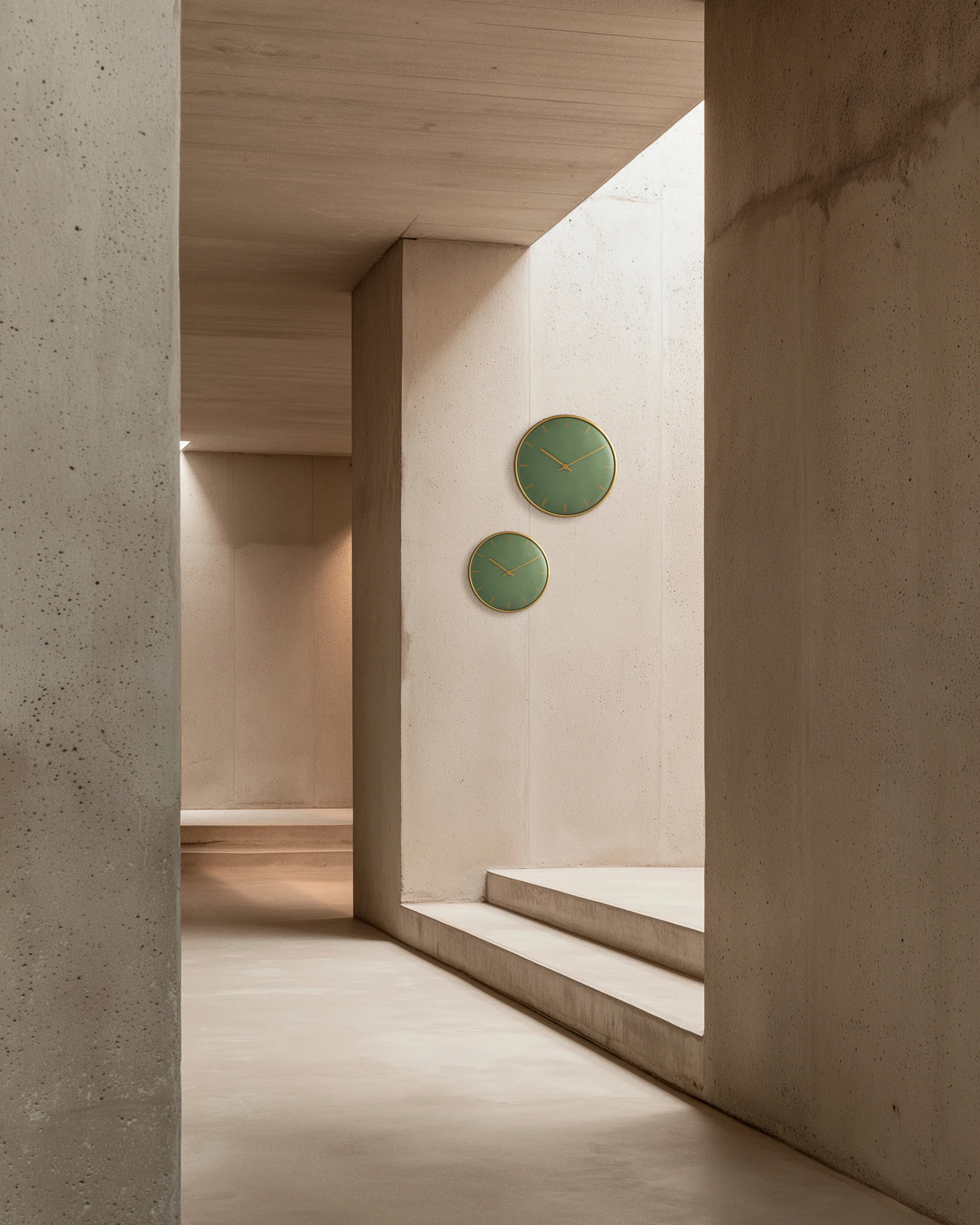 Arne Jacobsen City Hall klokke, Grønn, Ø21 cm Arne Jacobsen Clocks