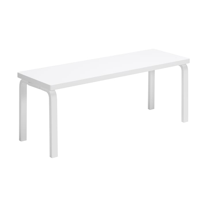 153A benk - Solid seat white lacquered - Artek