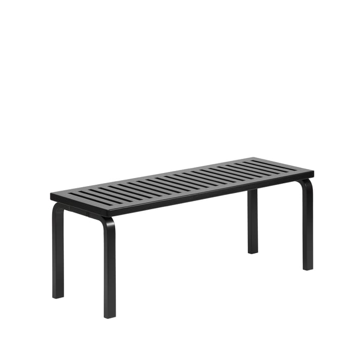 153A benk - Svartlakkert bjørk - Artek