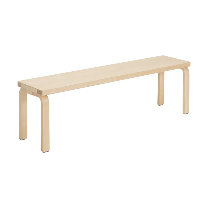 168B benk - Solid sete natural lakkert - Artek
