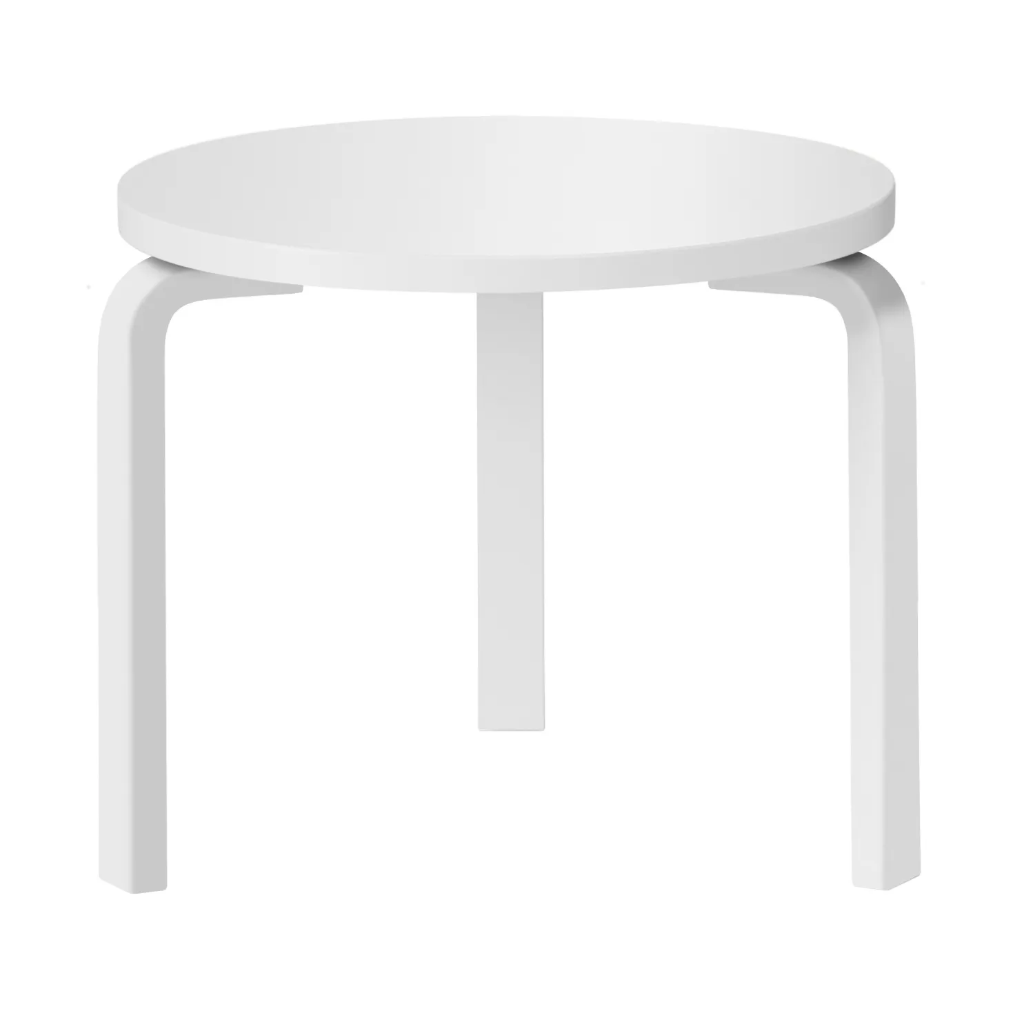 90D sofabord, Hvitlakkert bjørk Artek