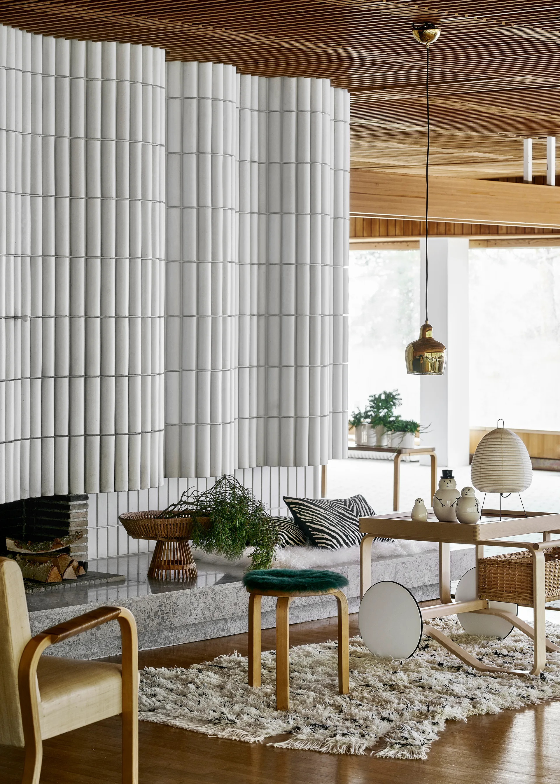 A330S Golden Bell pendel, Messing Artek