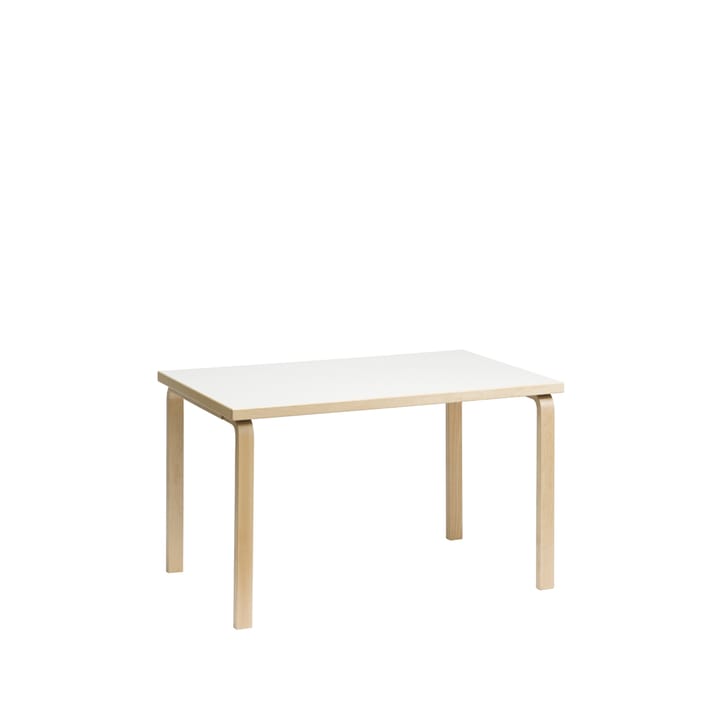 Aalto 81B spisebord - Hvit laminat-Bjørkeben - Artek