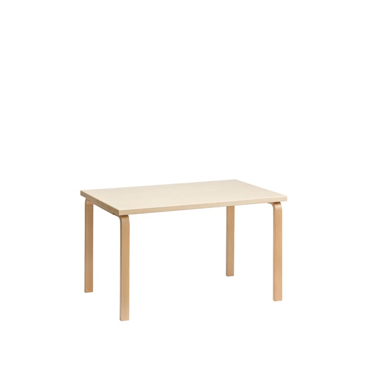 Aalto 81B spisebord - Naturlakkert bjørk-Bjørkeben - Artek