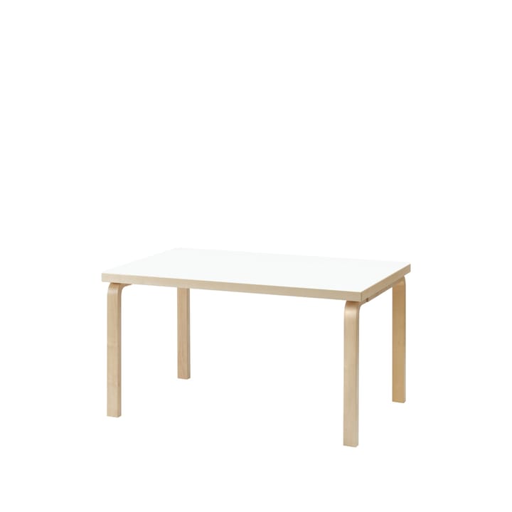 Aalto 82B spisebord - Hvit laminat-Bjørkeben - Artek