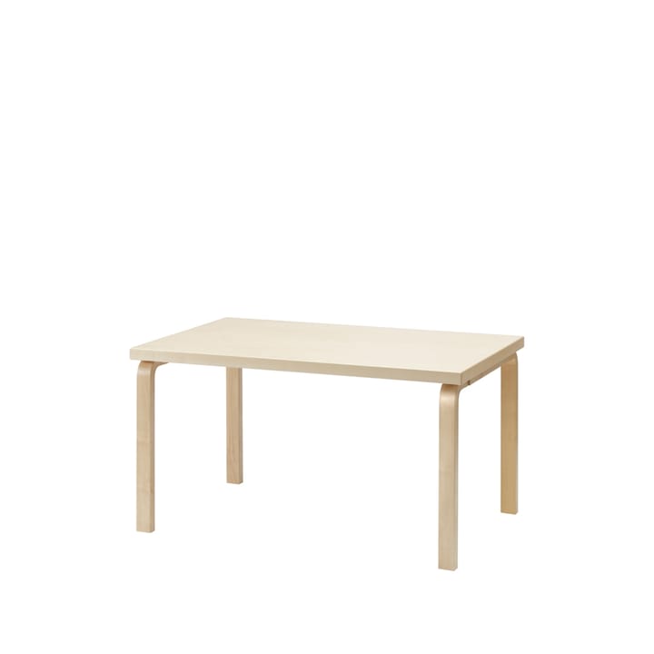 Aalto 82B spisebord - Naturlakkert bjørk-Bjørkeben - Artek