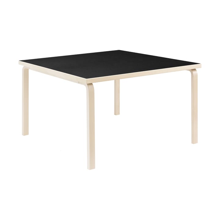 Aalto 84 spisebord - Top black linoleum-natural lakkert - Artek