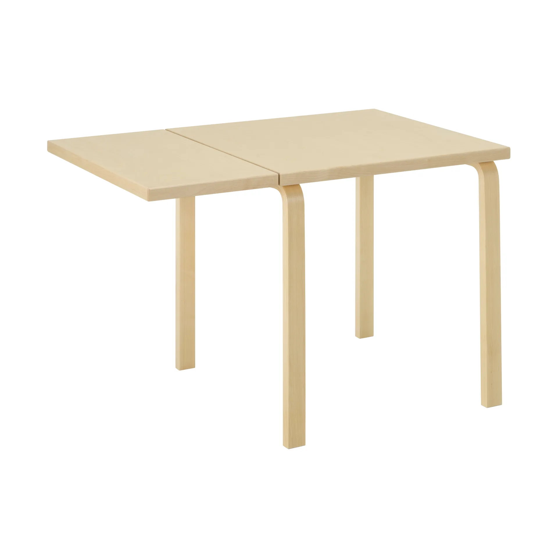 Aalto Table foldable DL81C spisebord, Top bjørkfinér-natural lakkert Artek
