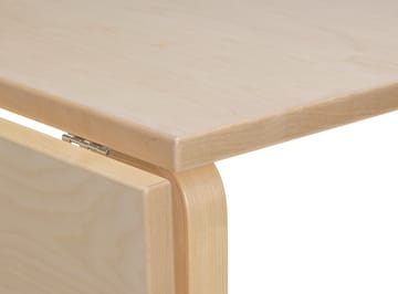 Aalto Table foldable DL81C spisebord - Top bjørkfinér-natural lakkert - Artek