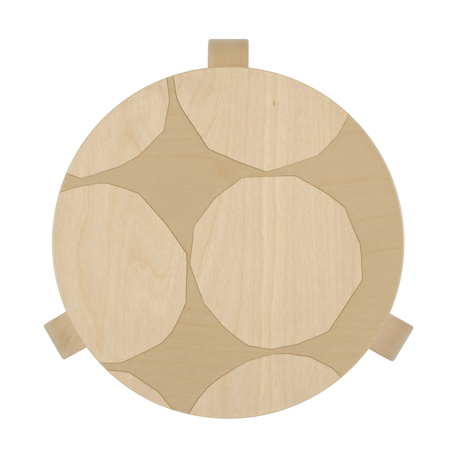 Artek + Marimekko Stool 60 Kivet krakk, Bjørk Artek