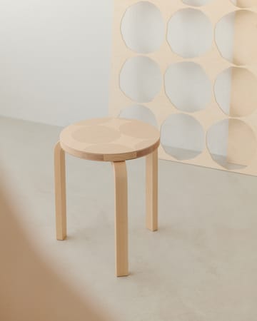 Artek + Marimekko Stool 60 Kivet krakk - Bjørk - Artek