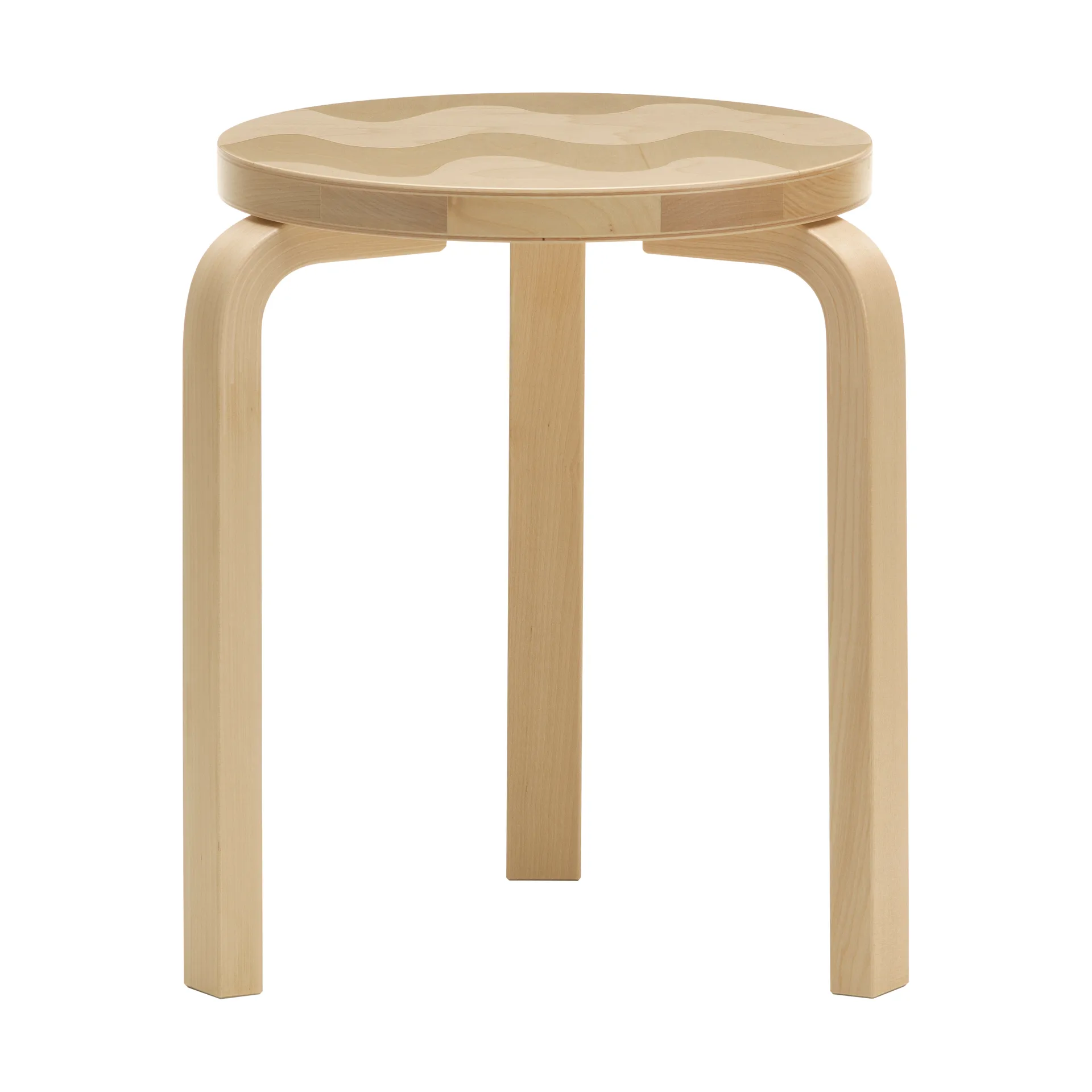 Artek + Marimekko Stool 60 Lokki krakk, Bjørk Artek