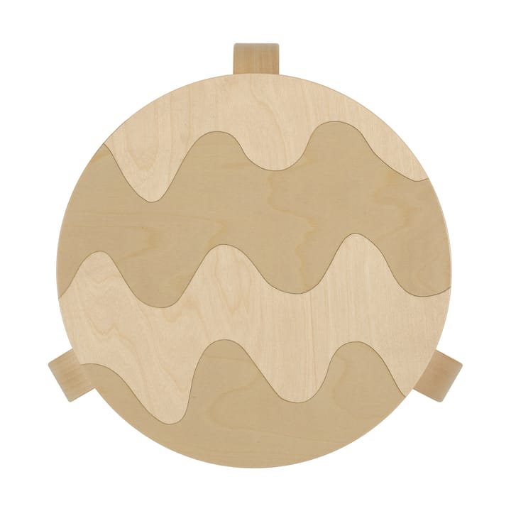 Artek + Marimekko Stool 60 Lokki krakk, Bjørk Artek