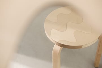 Artek + Marimekko Stool 60 Lokki krakk - Bjørk - Artek