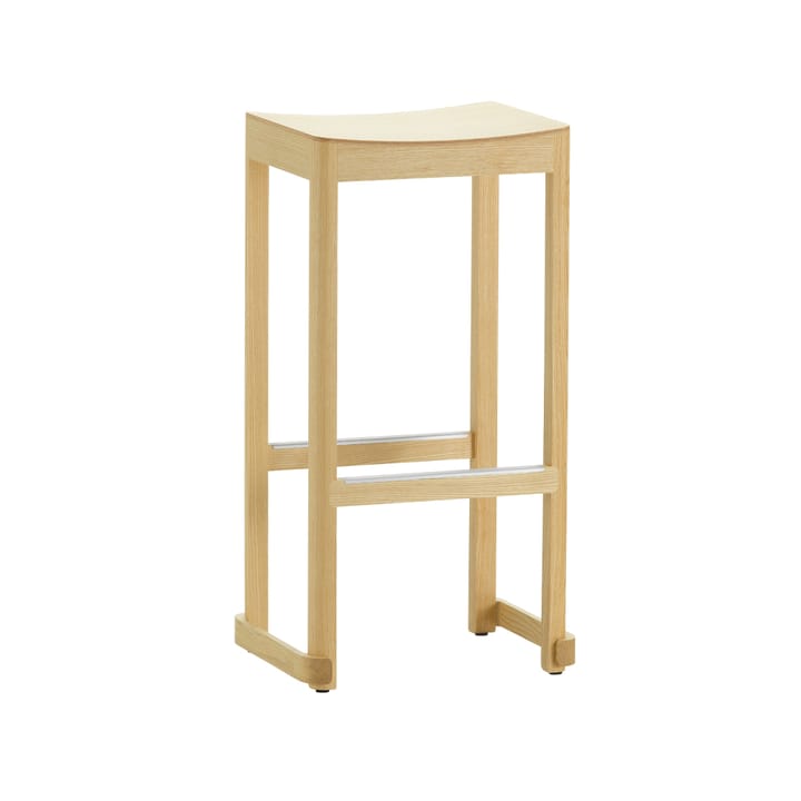 Atelier barstol - Naturlakkert ask-H75 cm - Artek