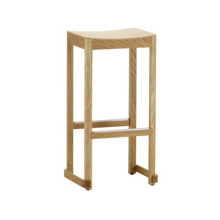 Atelier barstol - Naturlakkert eik-H75 cm - Artek