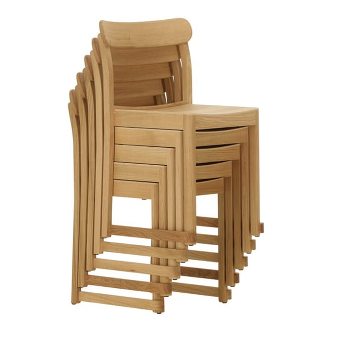 Atelier stol, Mørkrødlakkert bøk Artek