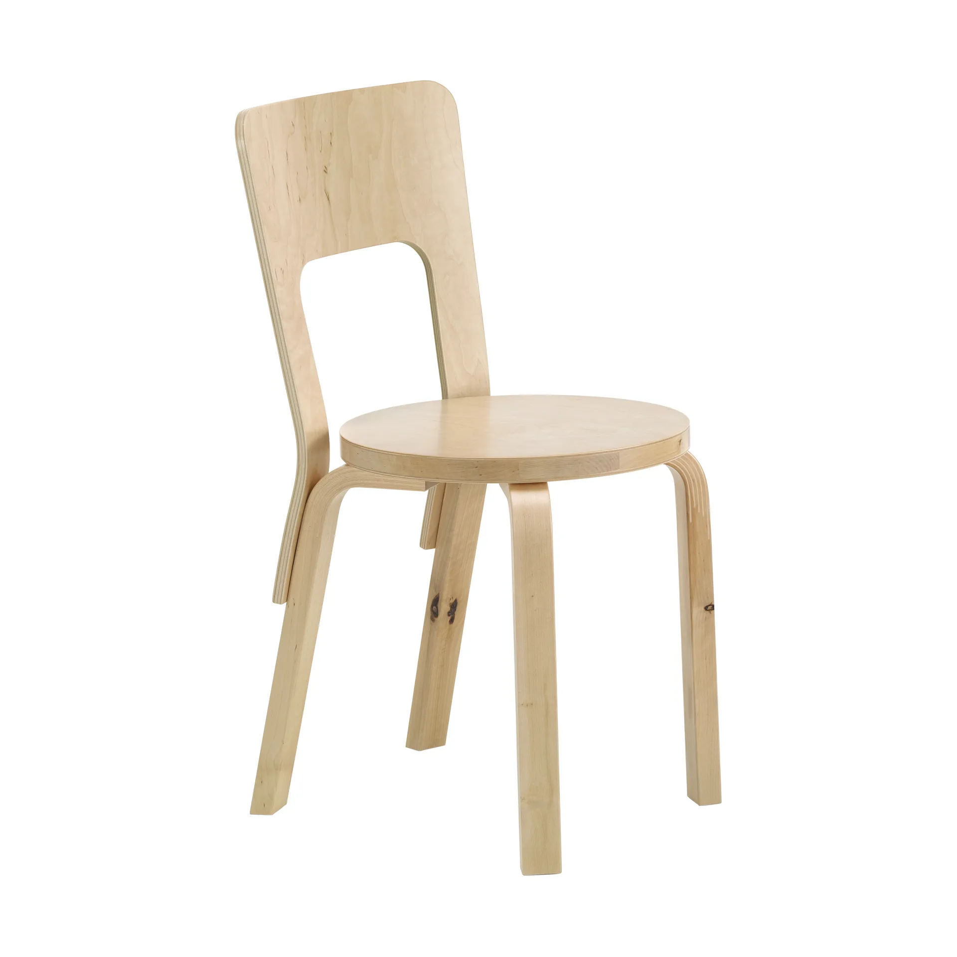 Chair 66 stol, Wild birch Artek