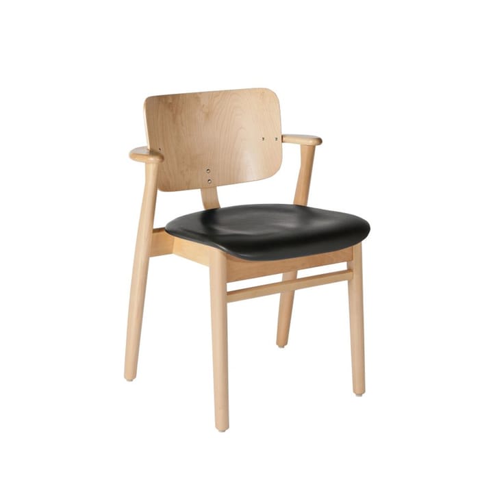 Domus stol - Prestige svart-bjørk understell - Artek