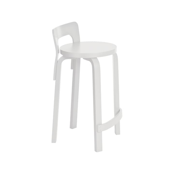 K65 barstol - Hvitlakkert bjørk - Artek