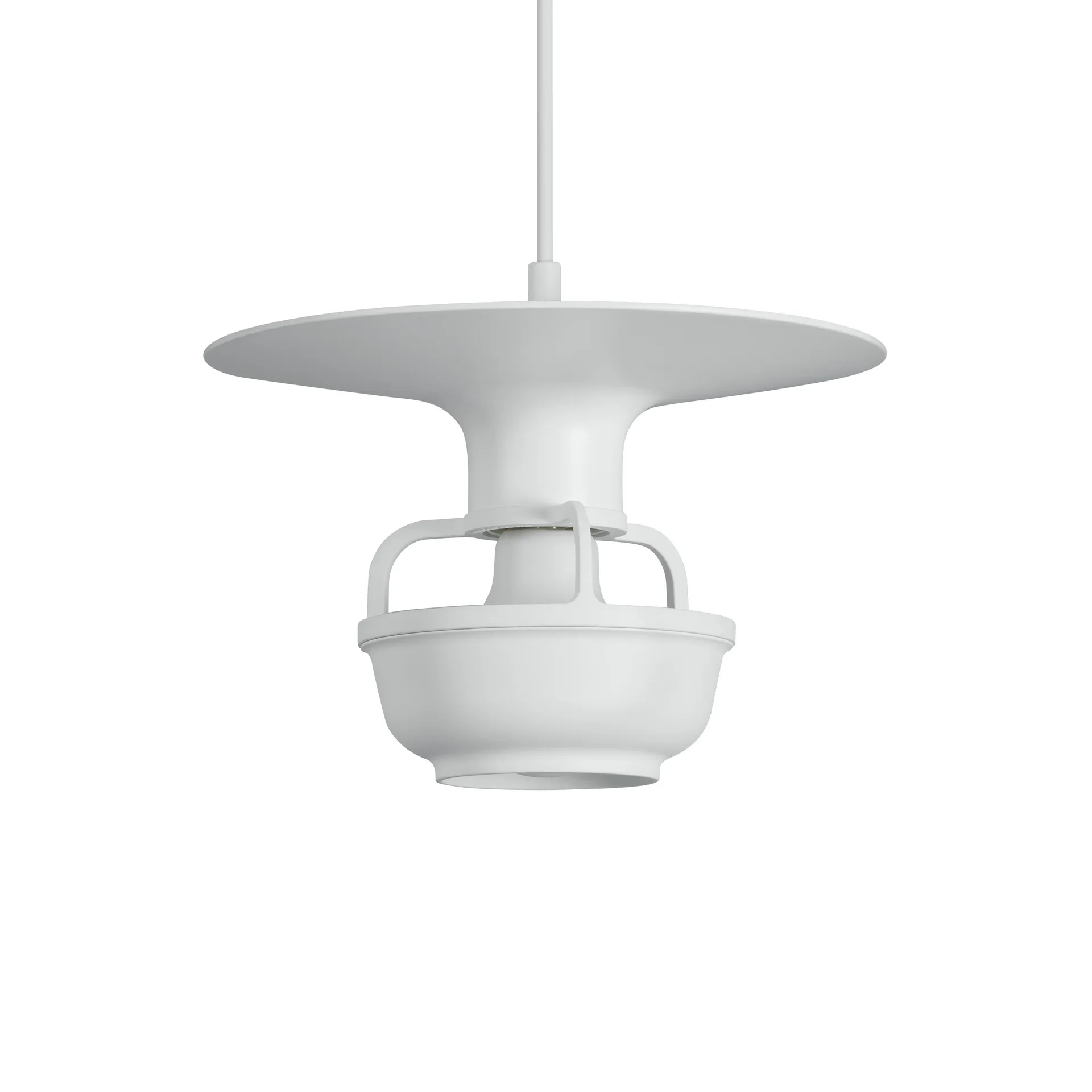 Kori pendant light disc shade, Hvit Artek