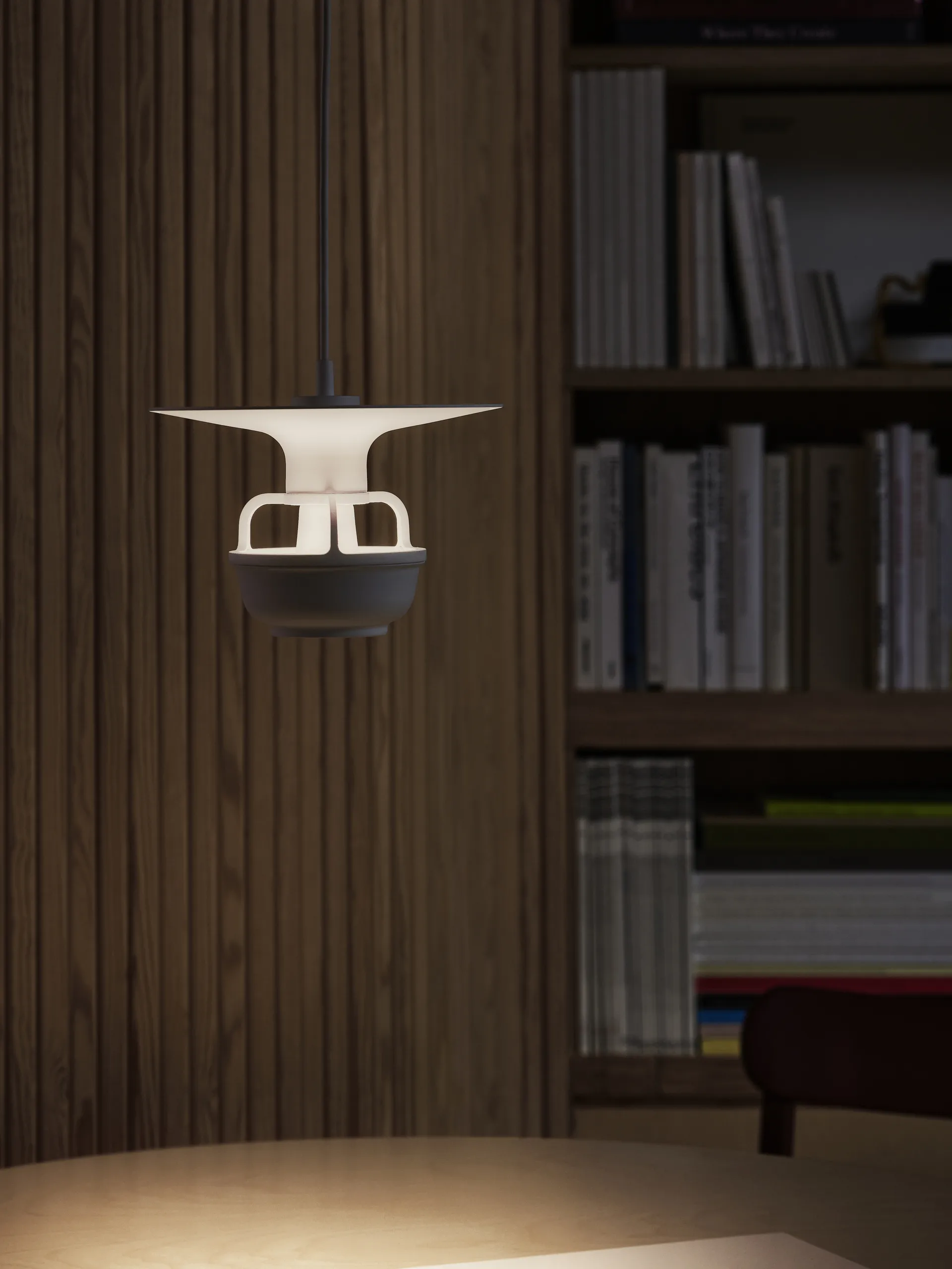 Kori pendant light disc shade, Hvit Artek