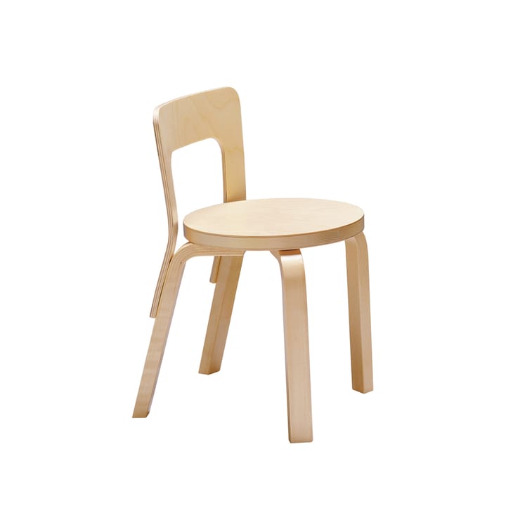 N65 barnestol - Naturlakkert bjørk-Bjørk - Artek