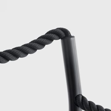 Rope stol - Svart pulverlakk-Svart lakk - Artek