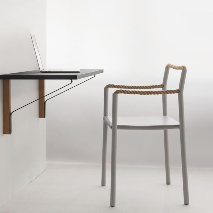 Rope stol, Svart pulverlakk-Svart lakk Artek