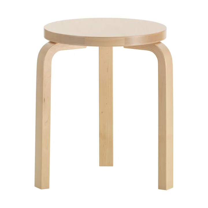 Stool 60 Villi rund krakk jubileumsutgave 90 år - Bjørk, Ø38x44 cm - Artek