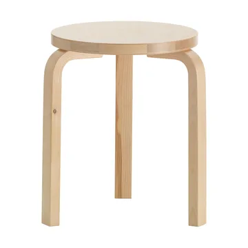 Stool 60 Villi rund krakk jubileumsutgave 90 år - Bjørk, Ø38x44 cm - Artek