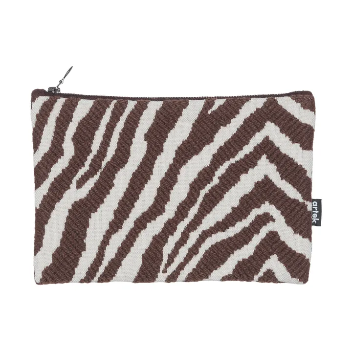 Zebra necessær small - Brun-hvit - Artek