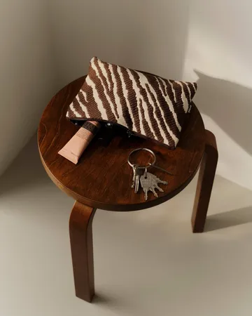 Zebra necessær small - Brun-hvit - Artek