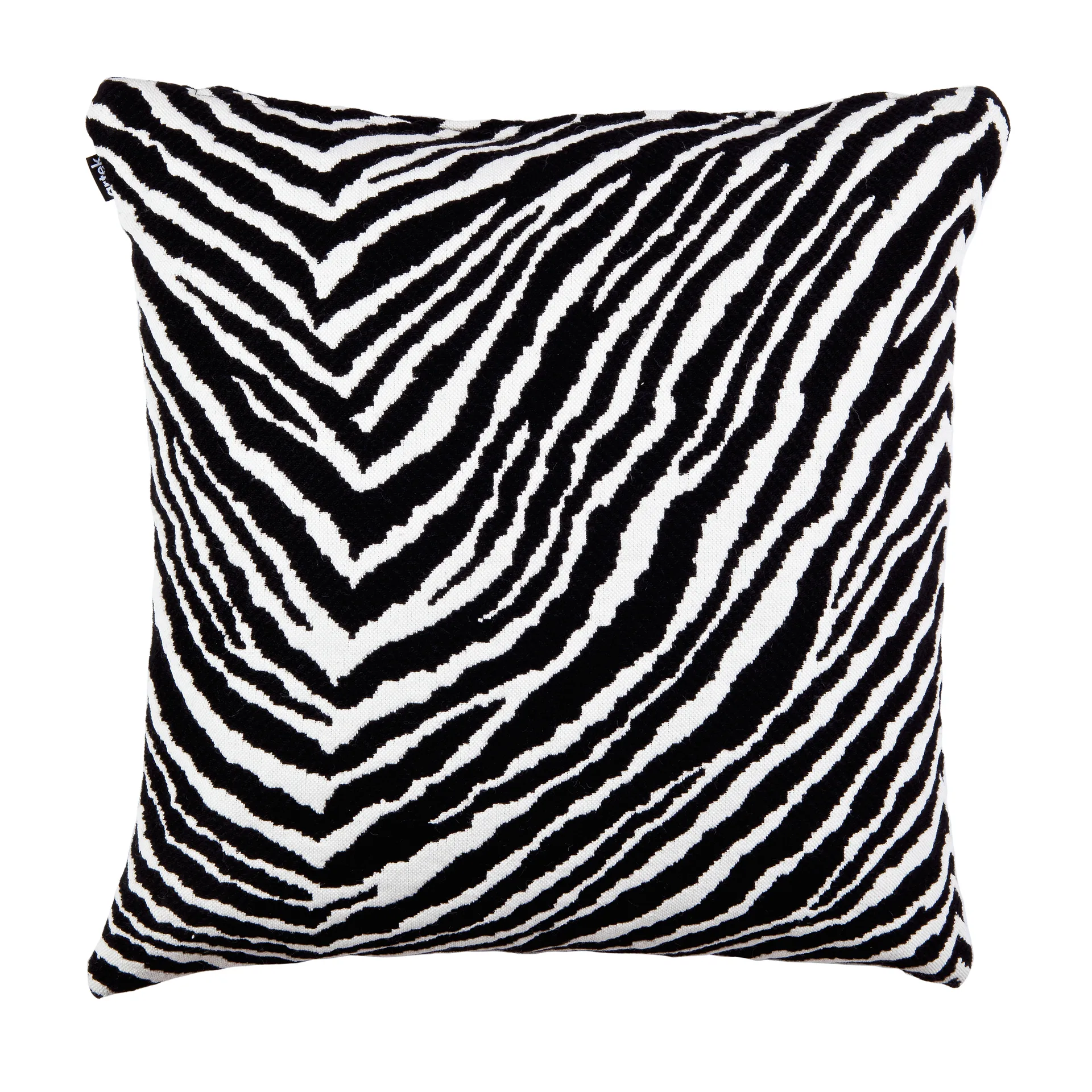 Zebra putetrekk, Svart-Hvit 50x50 cm Artek