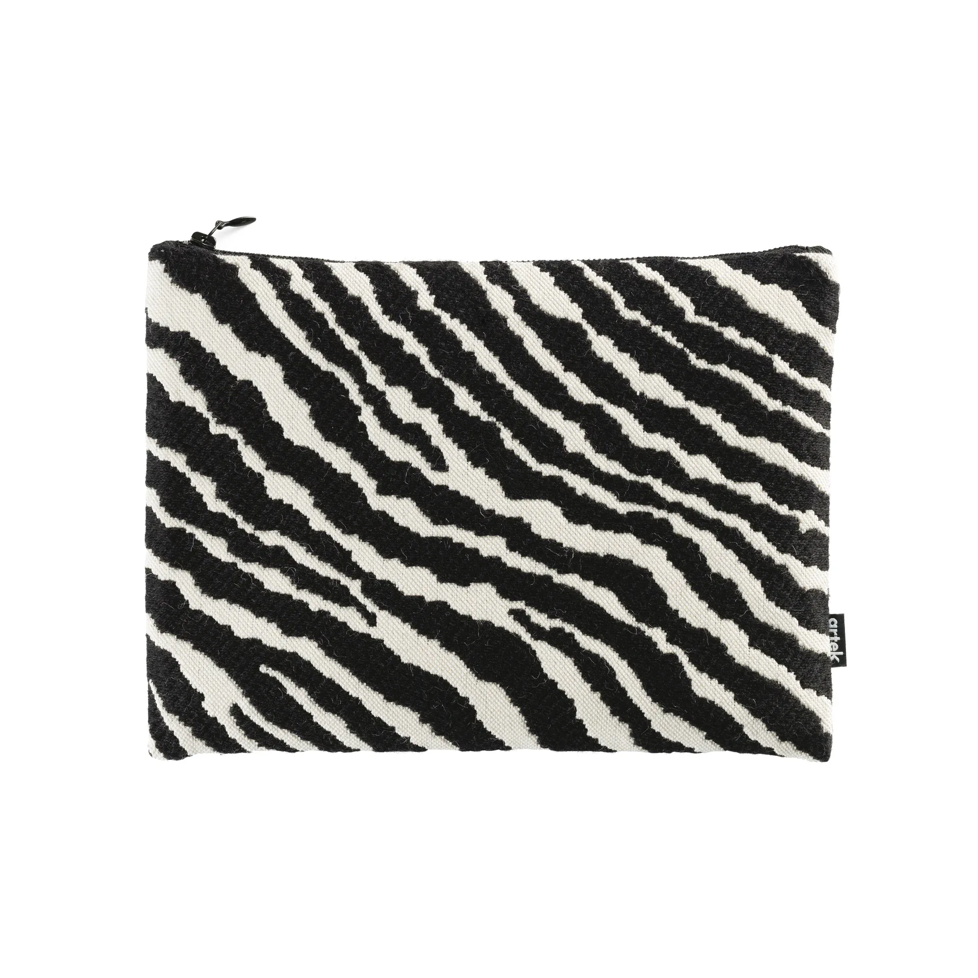 Zebra toalettmappe large, Svart-hvit Artek