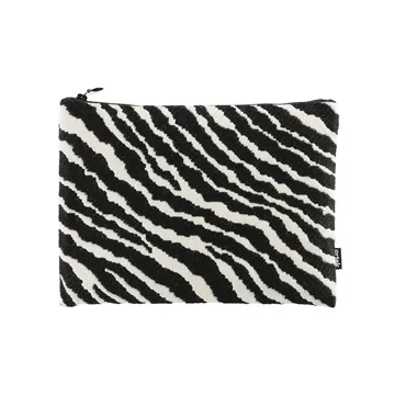 Zebra toalettmappe large - Svart-hvit - Artek