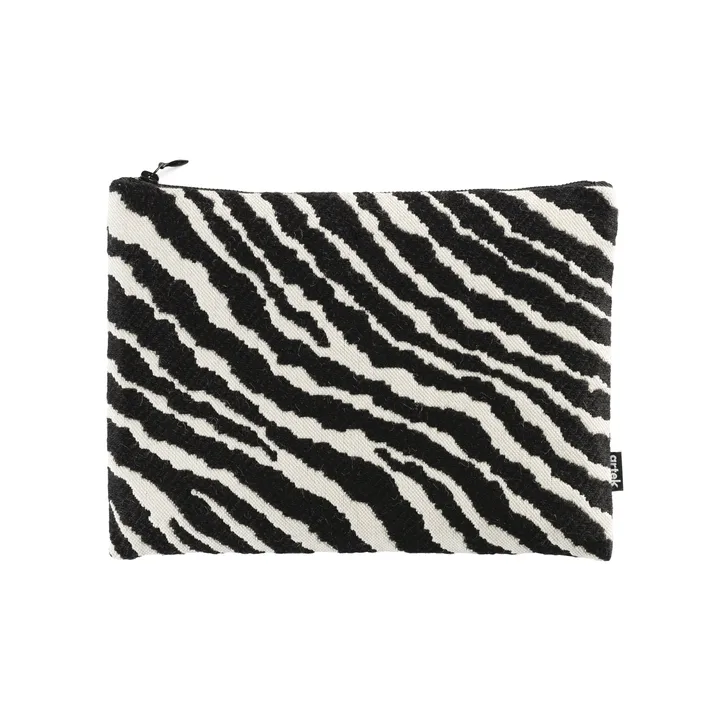 Zebra toalettmappe large - Svart-hvit - Artek