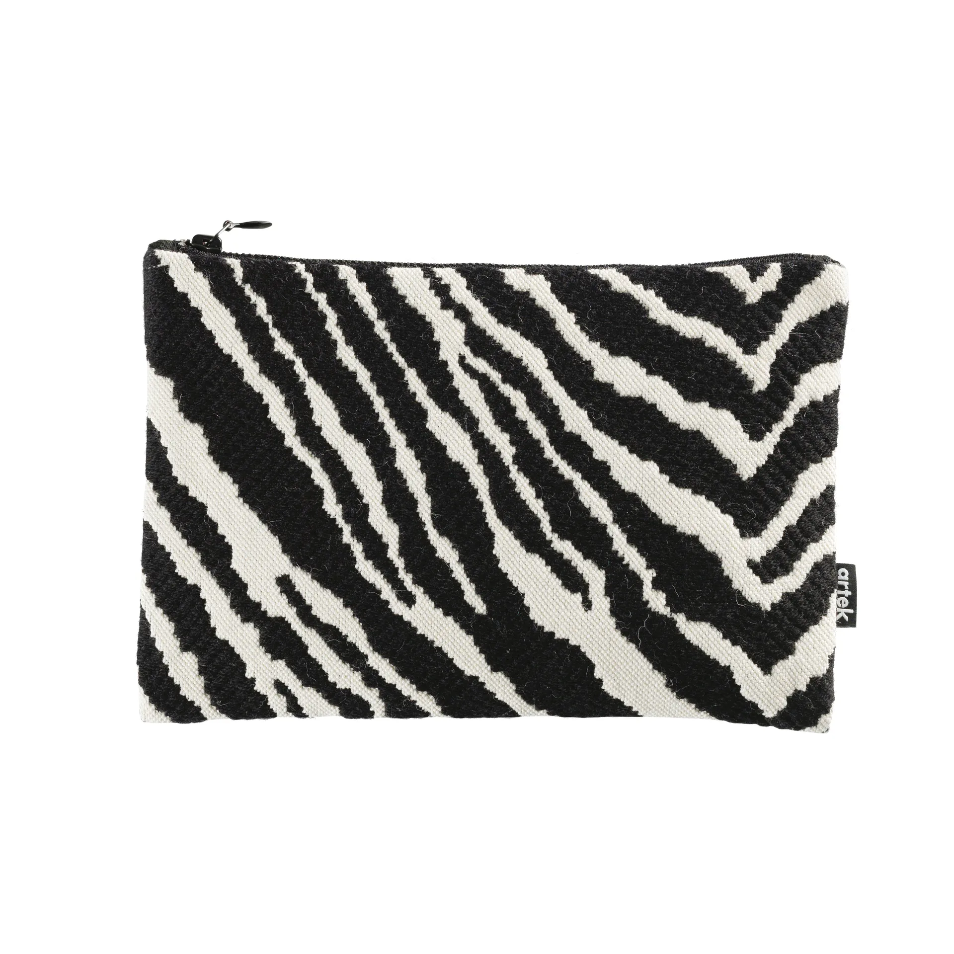 Zebra toalettmappe small, Svart-hvit Artek