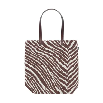 Zebra Tote Bag veske - Brun-hvit - Artek