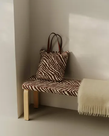 Zebra Tote Bag veske - Brun-hvit - Artek