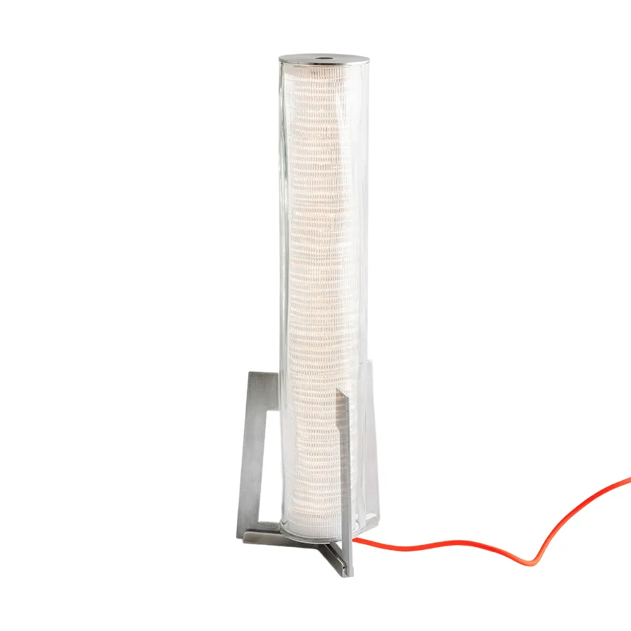 Criosfera Bordlampe Vertikal - Glass-silver,  Artemide
