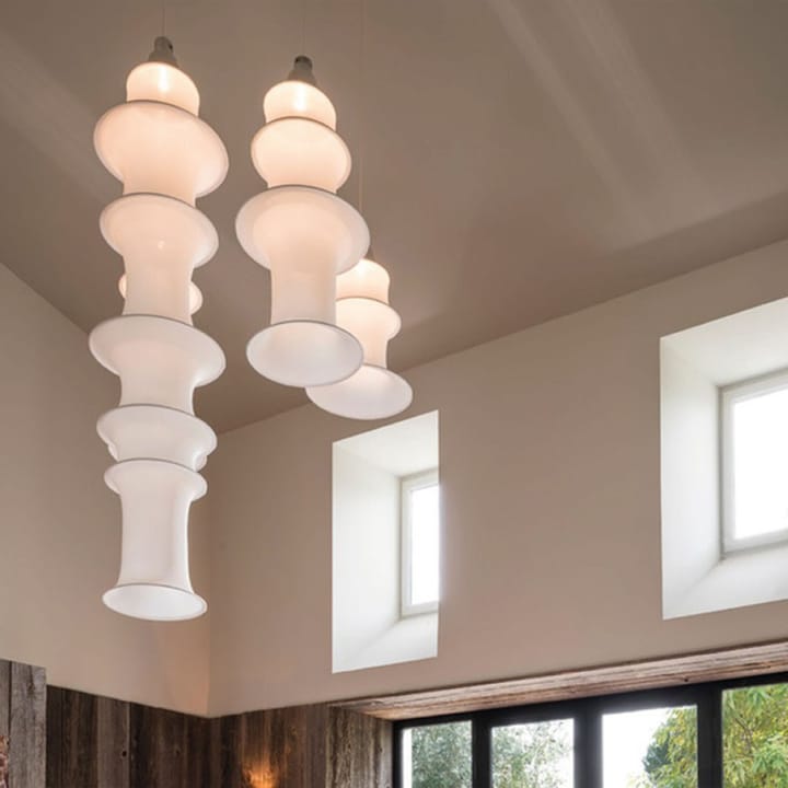 Falkland pendel, 85, hvit Artemide