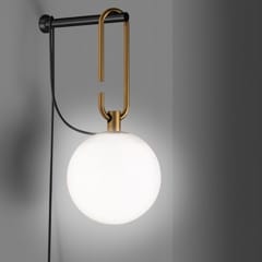 nh vegglampe - sort-messing - Artemide