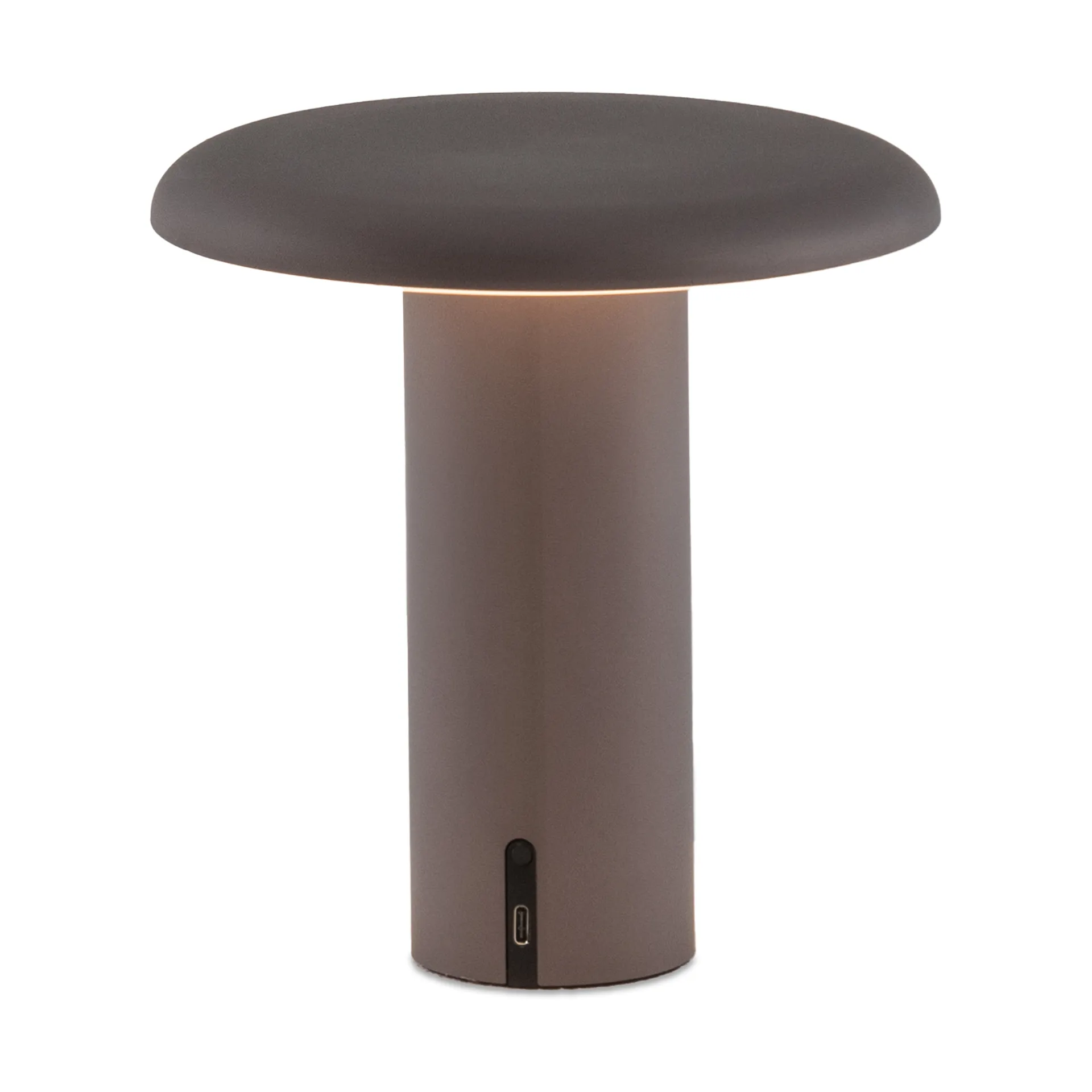 Takku portabel bordlampe 19 cm, Anodized grey Artemide