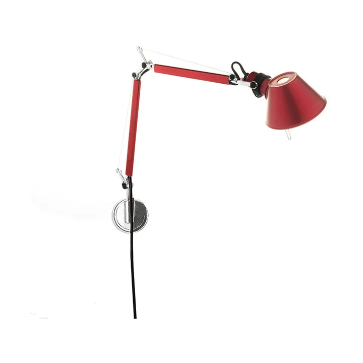 Tolomeo Micro vegglampe- Anodized red - Artemide