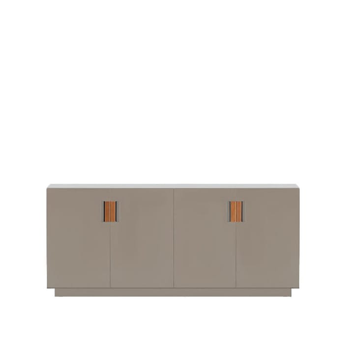 Frame 160 Low skap - dark sand, vikdører, 42 cm, cognac - Asplund