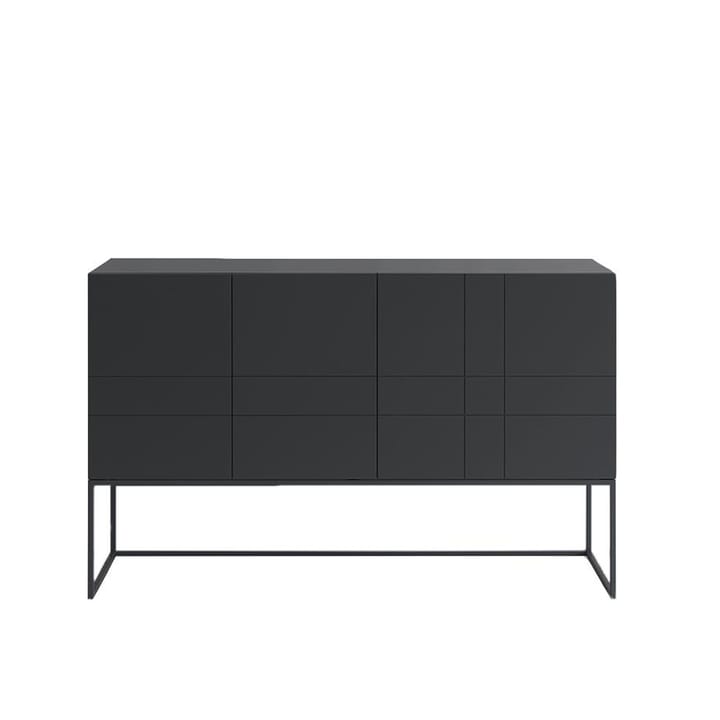 Kilt Light 137 sideboard - char grey, 3 dører - Asplund