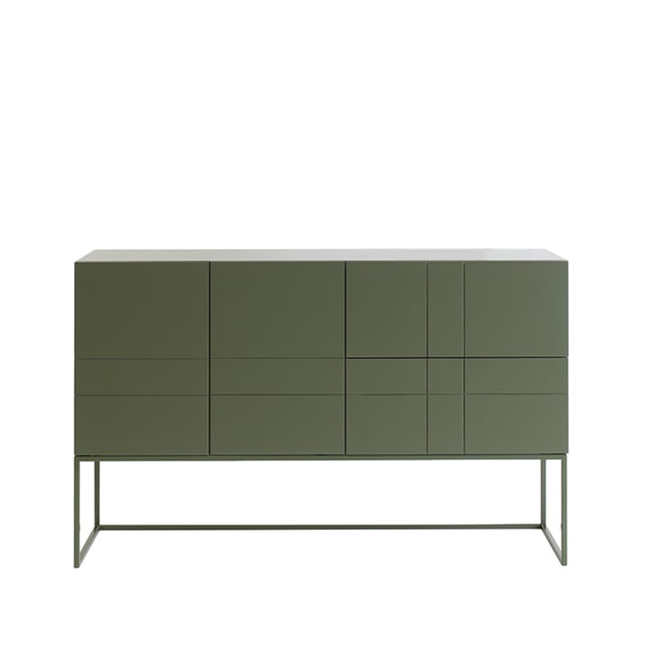 Kilt Light 137 sideboard - green khaki, 3 dører - Asplund