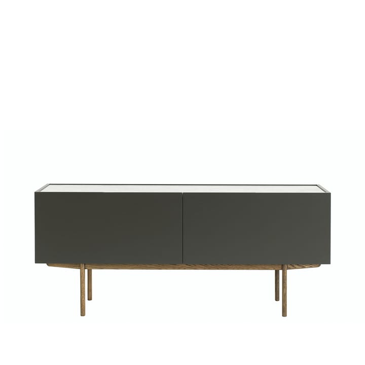 Luc Deluxe 160 skjenk - taupe, topp carrara, ben p6, skuffer - Asplund
